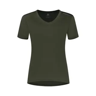 Rogelli Sportshirt Dames Korte Mouwen - Hardloopshirt - Groen - Maat Xl