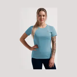 Rogelli Core Hardloopshirt Dames - Sportshirt Korte Mouwen - Blauw - Maat Xl