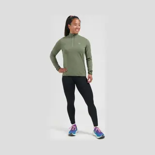 Rogelli Core T-Shirt Manches Longues Running Femme, Vert, Xs