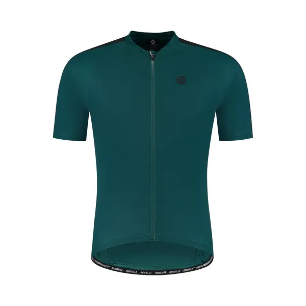 Rogelli Explore Fietsshirt Heren - Korte Mouwen - Wielershirt - Deep Teal - Maat S thumbnail
