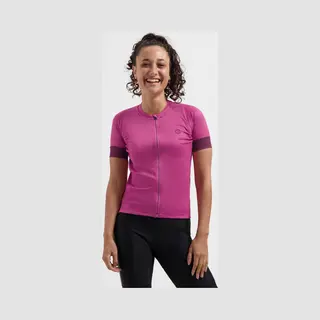 Rogelli Modesta Fietsshirt Dames - Korte Mouwen - Wielershirt - Roze - Maat L