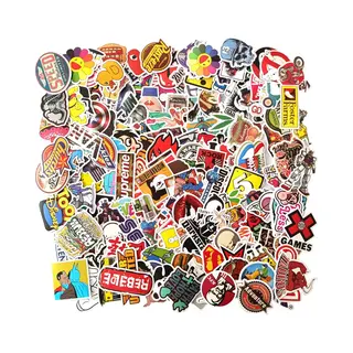 Tdr - 200 Stuks - Hoogwaardige Kwaliteit Graffitistickers - Waterdicht En Weerbestendig - Voor Laptops, Koffers, Koelkasten, Kleerkasten - Waterdicht