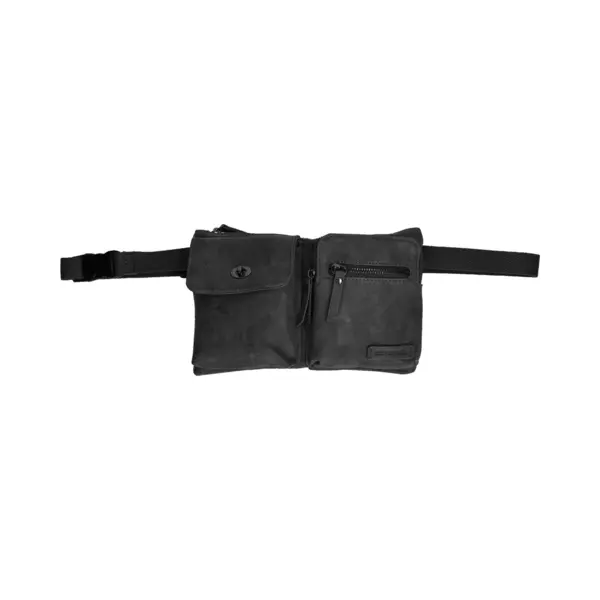 Heuptas Bicky Bernard - Heuptas - Fanny Pack - Heuptasje - Heuptasje Dames - Heuptasje Heren - Heuptas Festival - Wdl - 3185 - Zwart - Schoudertas thumbnail