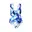Blauw wit