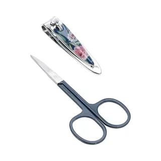 Eleganza Nagelschaar Of Manicure Schaartje Met Knipper - Rvs - 8.5 Cm - Persoonlijke Verzorging Voor Nagels Knippen