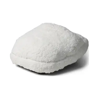 Senza Teddy Voetenwarmer - Hoogpolig - Anti-allergisch - Polyester - Geschikt Voor Elke Schoenmaat - Wit