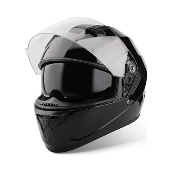 Vinz Kennet Integralhelm Mit Sonnenblende | Motorrad Helm Vollvisierhelm Mopedhelm Ece 22.06 | Motorradhelm Full-Face Helme | Für Damen & Herren | In thumbnail
