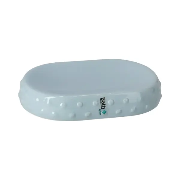 Gerimport Zeephouder/zeepbakje Blauw Keramiek 15 Cm - Toilet/badkamer Accessoires thumbnail