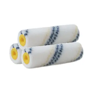 Set Van 3x Stuks Sorex Muur Vacht Anti-spat Verfroller - Nylon - Pluisvrij - 10 X 3 Cm - Verfspullen - Schilderen