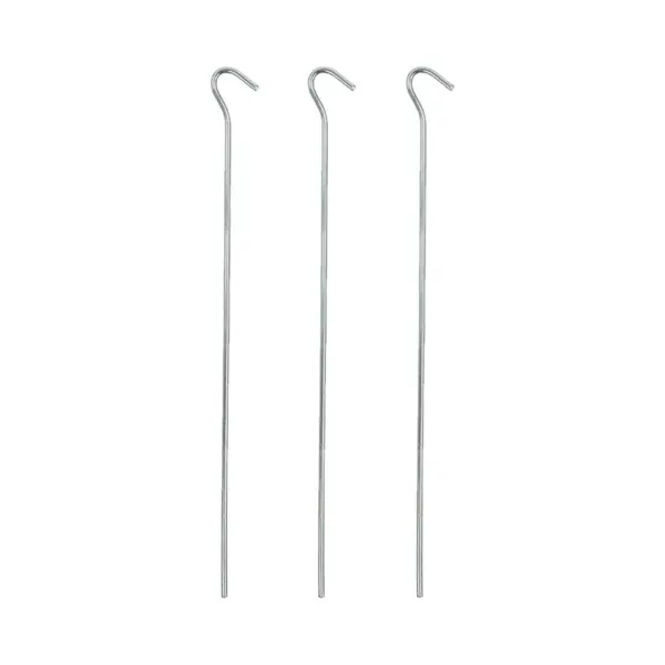 ProPlus Grondpennen/tentharingen Metaal Halfrond 30 Cm - 20x Stuks - Kampeer Artikelen Voor Tent Of Windscherm thumbnail