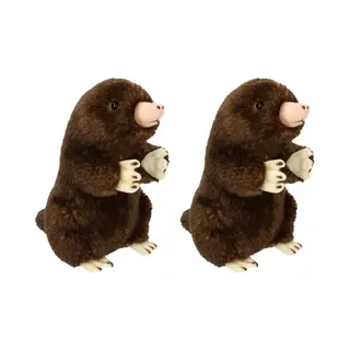 Heunec Mol Knuffel - 2 Stuks Pluche Knuffeldier - 22 Cm
