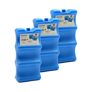 Arte r Set Van 4x Stuks Koelelementen Voor Blikjes 10 X 5, 5 X 21 Cm Blauw - Koelblokken/koelelementen Voor Koeltas/koelbox