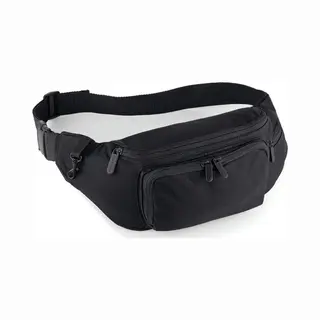 Quadra Heuptasje/buideltasje Voor Volwassenen - 37 X 15 Cm - Zwart- Fanny Pack - Voor Op Reis/onderweg