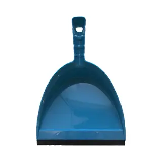 Buemag Vuilblik - Met Lip - Kunststof - 25 X 20 Cm - Blauw - Stofblik