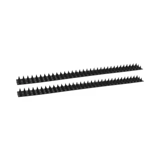 Antiklimstrips Tegen Inbraak / Katten / Vogels - 15 Meter (30x Stuks Van 50 Cm) - Zwart - Vogelpinnen / Kattenpinnen - Hekpunten