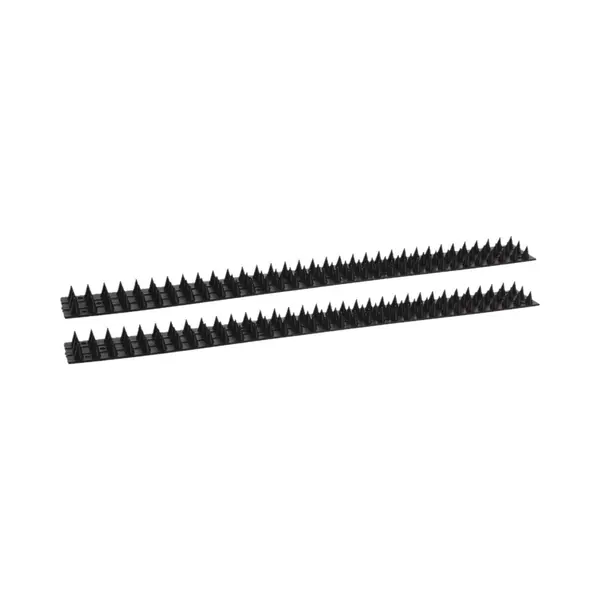 Antiklimstrips Tegen Inbraak / Katten / Vogels - 15 Meter (30x Stuks Van 50 Cm) - Zwart - Vogelpinnen / Kattenpinnen - Hekpunten thumbnail