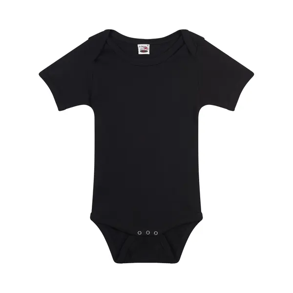 Logostar Basic Rompertje Voor Babys - Zwart - Katoen - 240 Grams - Baby Kleding - Kraamcadeau - Korte Mouwen 80 thumbnail