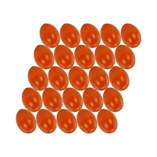 Hobby Knutsel Eieren - 50x - 4, 5 Cm - Donker Oranje - Kunststof - Decoratie Paaseieren