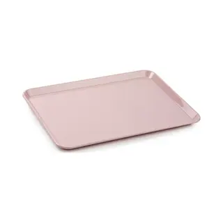 Plasticforte Dienblad/serveerblad - Kunststof - 35 X 24 Cm - Oud Roze - Kopjes En Glazen Tray - Keuken