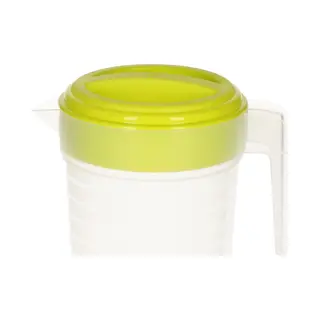 Plasticforte Waterkan Met Deksel - 1 Liter - Groen/ Transparant - Kunststof - Schenkkan Karaf