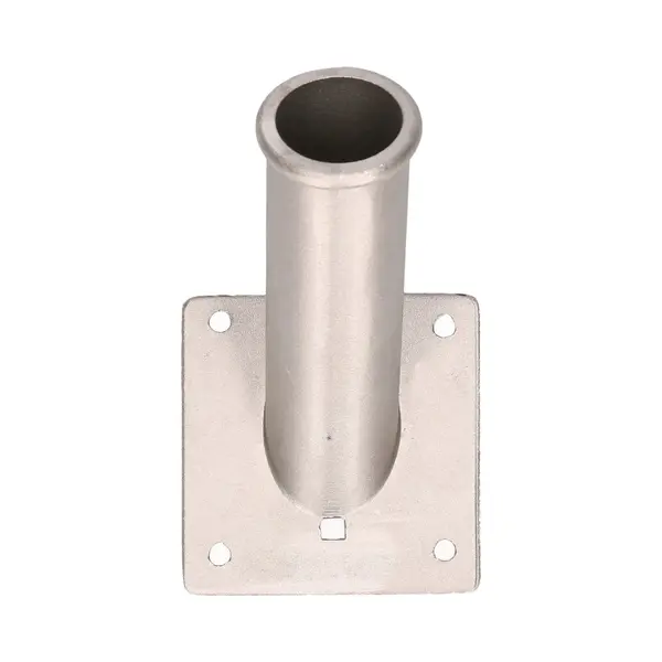 Vlaggenstokhouder Van Aluminium - 1x - Voor Vlaggenstok - Met Doorsnede 30 Mm - Vlaggenhouder / Vlaggenstokhouders thumbnail