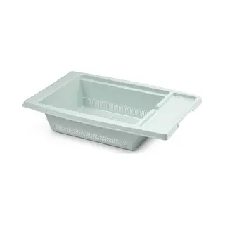 Plasticforte Keuken Gootsteen/aanrecht Vergiet/afdruiprek Kunststof 43 X 27 X 10 Cm Mintgroen - Handige Keuken Artikelen