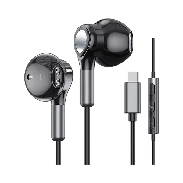 CoverMore Usb-C Oordopjes Met Microfoon En Afstandsbediening - Dac Chip - Premium Hi Fi Geluidskwaltieit - Ruisvrij - Geschikt Voor Alle S24, S23, S22, S21 thumbnail