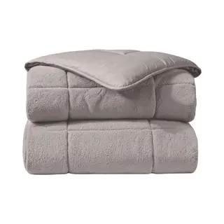 Zelesta® Teddybed Taupe 240x200 - Teddy Dekbedovertrek - 30 Dagen Proefslapen - Fluffy Dekbedovertrek - Wasbaar Dekbed - Dekbed Zonder Overtrek