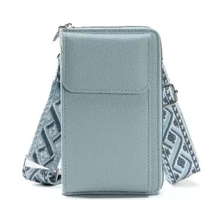 Rico Vitello Smartphone Tasje/Telefoontasje Dames Crosbody/Universeel Schouder Telefoontasje/Ruimte Voor Credit Card, Bankpasje, kleingeld,