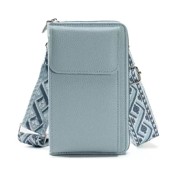 Rico Vitello Smartphone Tasje/Telefoontasje Dames Crosbody/Universeel Schouder Telefoontasje/Ruimte Voor Credit Card, Bankpasje, kleingeld, thumbnail