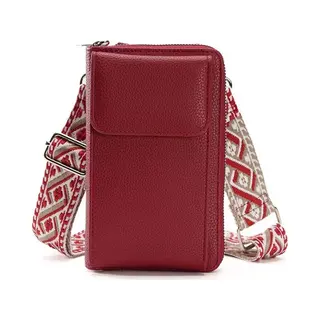 Rico Vitello Smartphone Tasje/Telefoontasje Dames Crosbody/Universeel Schouder Telefoontasje/Ruimte Voor Credit Card, Bankpasje, kleingeld,