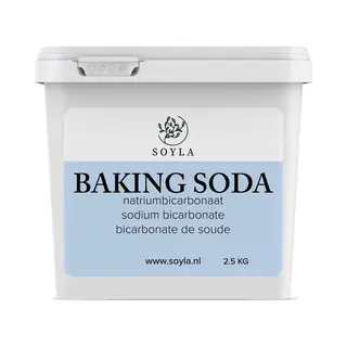 Soyla Baking Soda - 2.5 Kg - Natriumbicarbonaat - Zuiveringszout - Allesreiniger – Geurverwijderaar - Aluminiumvrij