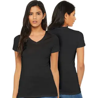 Anti Zweet Shirt - V-Hals – Krexs - Ingenaaide Okselpads – Anti Transpirant – Ondershirt - Zwart - Dames