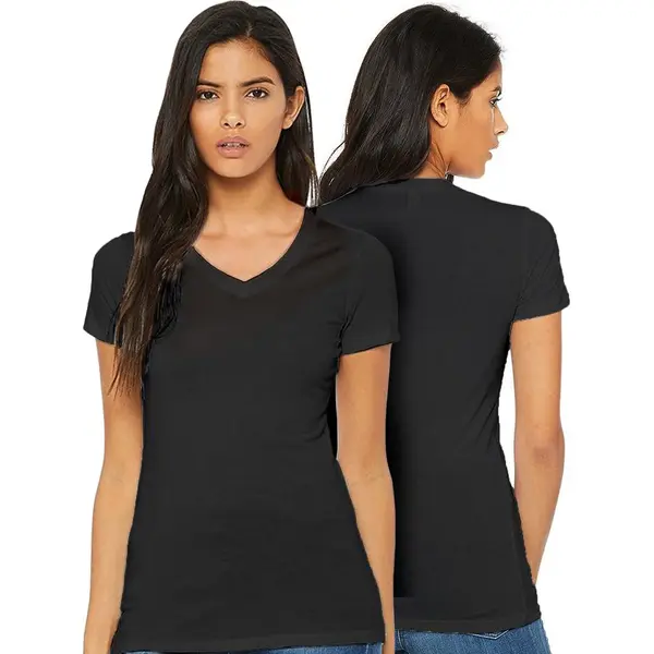 Anti Zweet Shirt - V-Hals – Krexs - Ingenaaide Okselpads – Anti Transpirant – Ondershirt - Zwart - Dames thumbnail