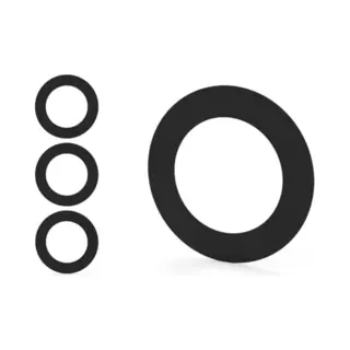 Kos Design Goof Ring / Anneau De Recouvrement Pour Spots Encastrés – Bague De Finition En Plastique Abs – Pour Découpes De Plafond 100x62, 110x72 Et 120x82