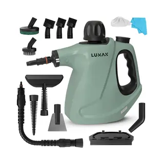 Luman - 16 In 1 Dampfreiniger C3 - Handdampfreiniger - Steam Lock Funktion - 1050 Watt - 450 Ml - Grün