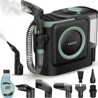 Luman 10 In 1 Tapijtreiniger Pro 1800W - 100°C Stoomfunctie En Zelfreinigend - Vlekkenreiniger - Stoomreiniger - Zetelreiniger - Reiniger Voor Bank,