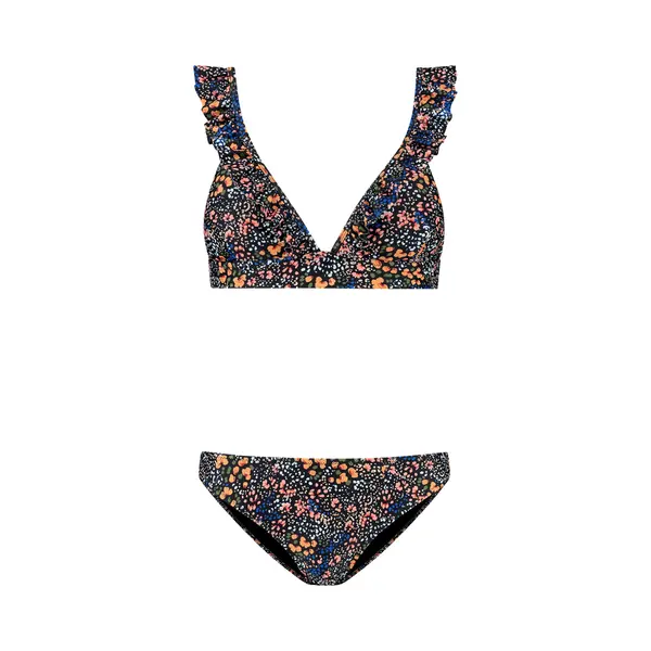 Shiwi Bikini 'Bobby' Blauw / Lichtoranje / Rosa / Zwart thumbnail