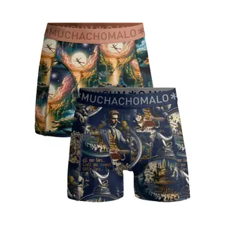 Muchachomalo Boys Boxershorts - 2 Pack - Maat 146/152 - 95% Katoen - Jongens Onderbroeken