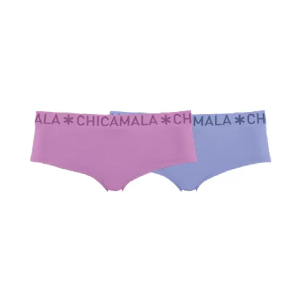 Muchachomalo Chicamala – Meisjes Briefs – 2 Pack – Normale Lengte – Onderbroek Meisjes – Lingerie – Hipster – Ondergoed – Kinderkleding – 95% thumbnail
