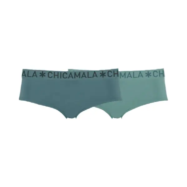 Muchachomalo Chicamala – Meisjes Briefs – 2 Pack – Normale Lengte – Onderbroek Meisjes – Lingerie – Hipster – Ondergoed – Kinderkleding – 95% thumbnail