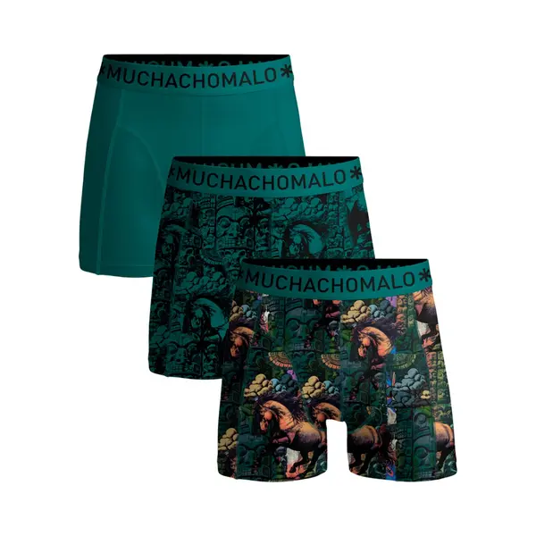 Muchachomalo – Boxershorts Boys – 3 Pack – Jongens Ondergoed – 95% Katoen – Maat 146/152 thumbnail