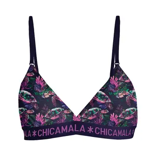 Muchachomalo Chicamala – Dames Bh – Ondergoed Dames – Lingerie – 95% Katoen – 2 Pack – Maat L