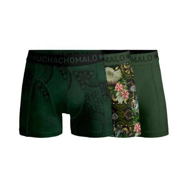 Muchachomalo – Boxershort Heren – Normale Lengte – Onderbroeken Heren – Boxershort – Ondergoed – 95% Katoen – 3 Pack – Maat 6XL thumbnail