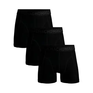 Muchachomalo – Boxershort Boys– Normale Lengte – Kinder Onderbroeken – Boxershort – Zwart – Ondergoed – Microfiber – 3 Pack - 122/128