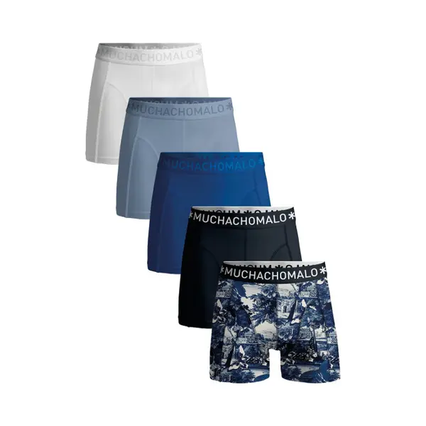 Muchachomalo – Boxershort Heren – Normale Lengte – Onderbroeken Heren – Boxershort – Ondergoed – 95% Katoen – 5 Pack – Maat 3XL thumbnail