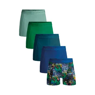 Muchachomalo – Boxershort Heren – Normale Lengte – Onderbroeken Heren – Boxershort – Ondergoed – 95% Katoen – 5 Pack – Maat M