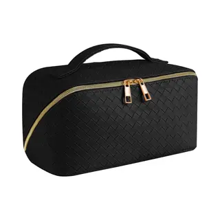 Yono Make Up Tasje - Toilettas Dames - Etui - Reis Toiletzak Klein - Meisje - Zwart