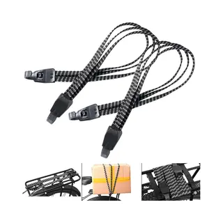 Yono Snelbinders Fiets Met Haak - Universeel - Bagagebinder - Spinbinder - Spanelastiek - 2 Stuks