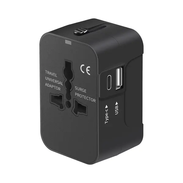 Yono Reisstekker - Wereldstekker Universeel - Usb-C En Usb-A Reis Adapter - 150+ Landen - Amerika Usa - Zuid Amerika - Engeland Uk - Azië - Europa - thumbnail
